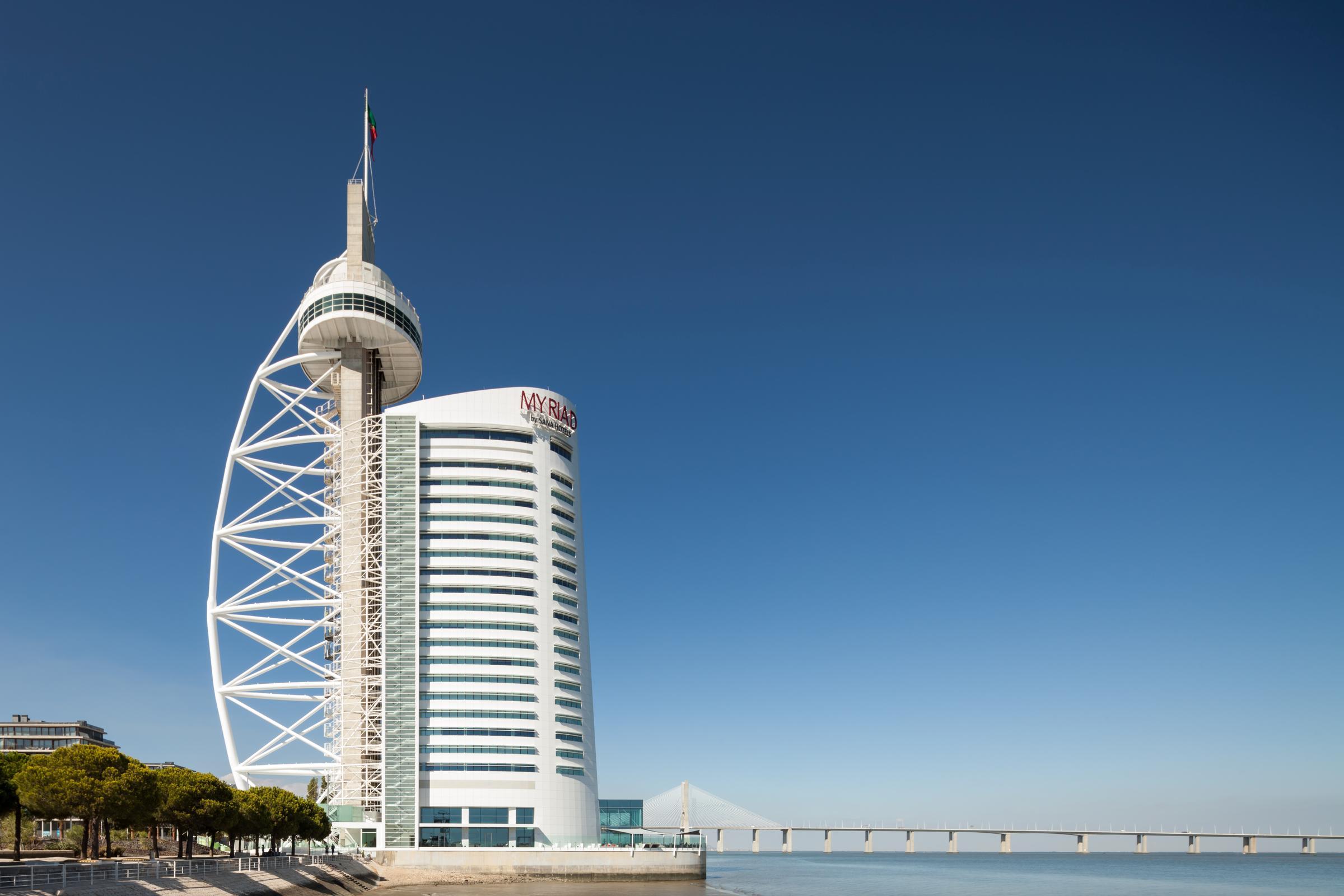Myriad By Sana Hotels Lisboa Εξωτερικό φωτογραφία The Vasco da Gama Tower, Lisbon, Portugal