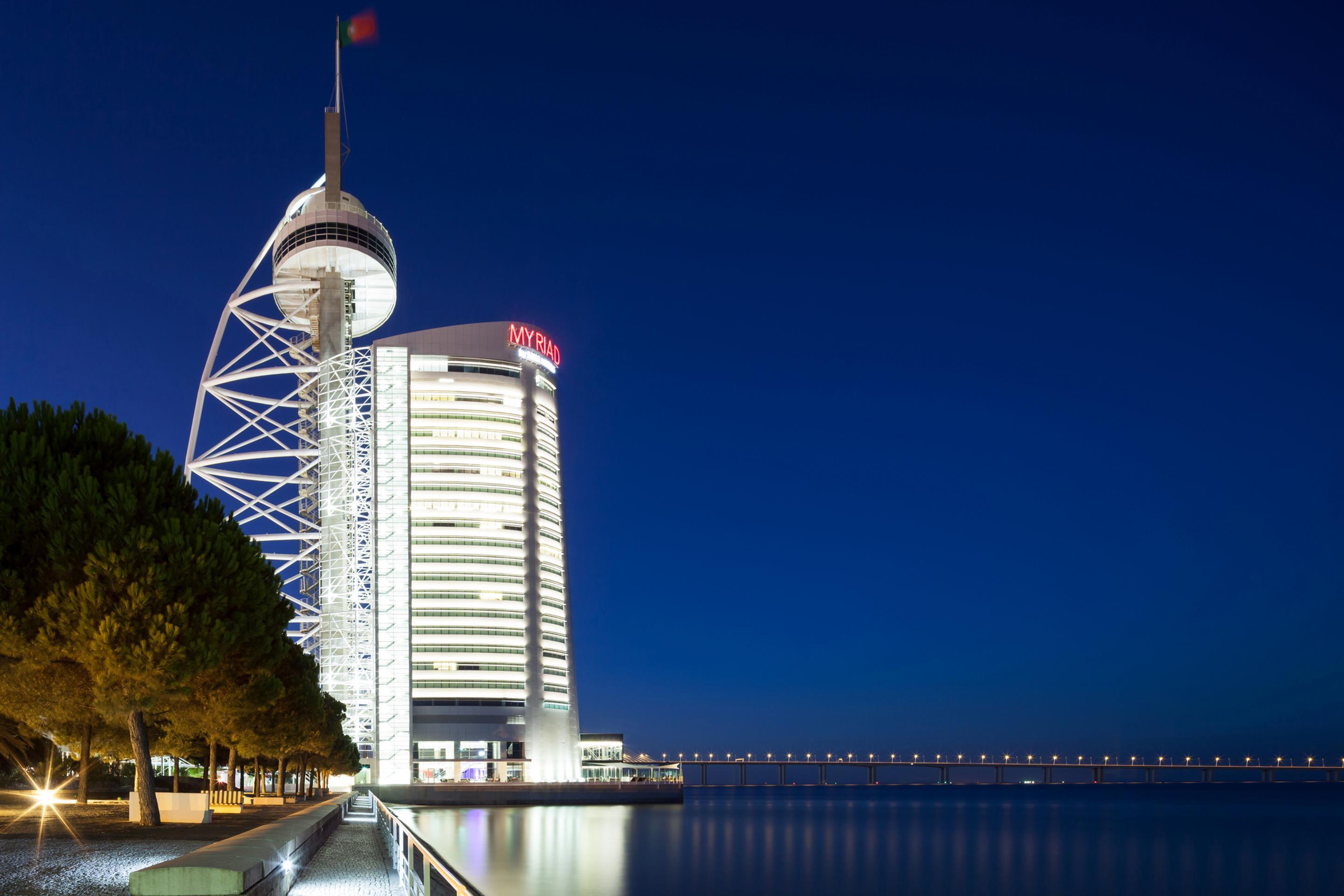 Myriad By Sana Hotels Lisboa Εξωτερικό φωτογραφία The Vasco da Gama Tower, Lisbon, Portugal